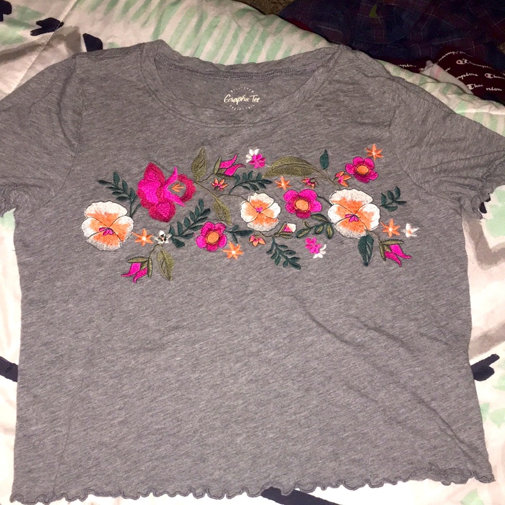 A flower crop top!!!